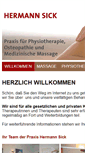 Mobile Screenshot of praxis-sick.de